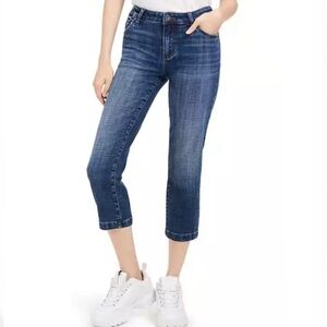 KUT FROM THE KLOTH Lauren Crop Straight Leg Jeans Size 4